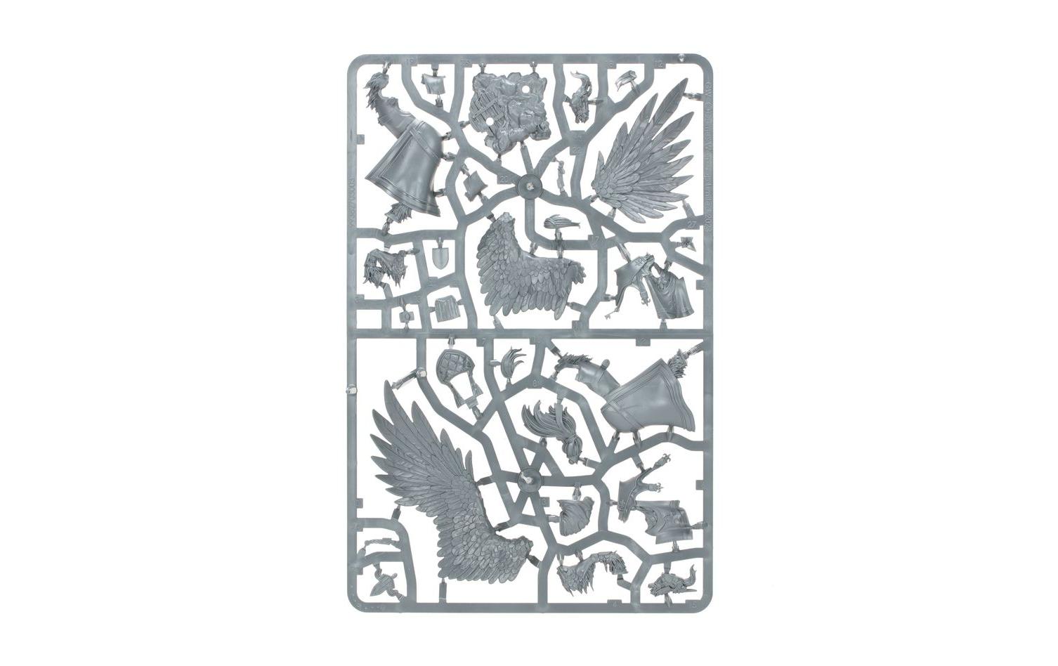 Warhammer The old World Battle Standard on Royal PegasusWarhammer The old World Miniatur: Armeestandartenträger auf Königspegasus