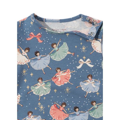Konges Sløjd Basic Body/Pant Sæt, Snow Bow Ballerina, 80 cm