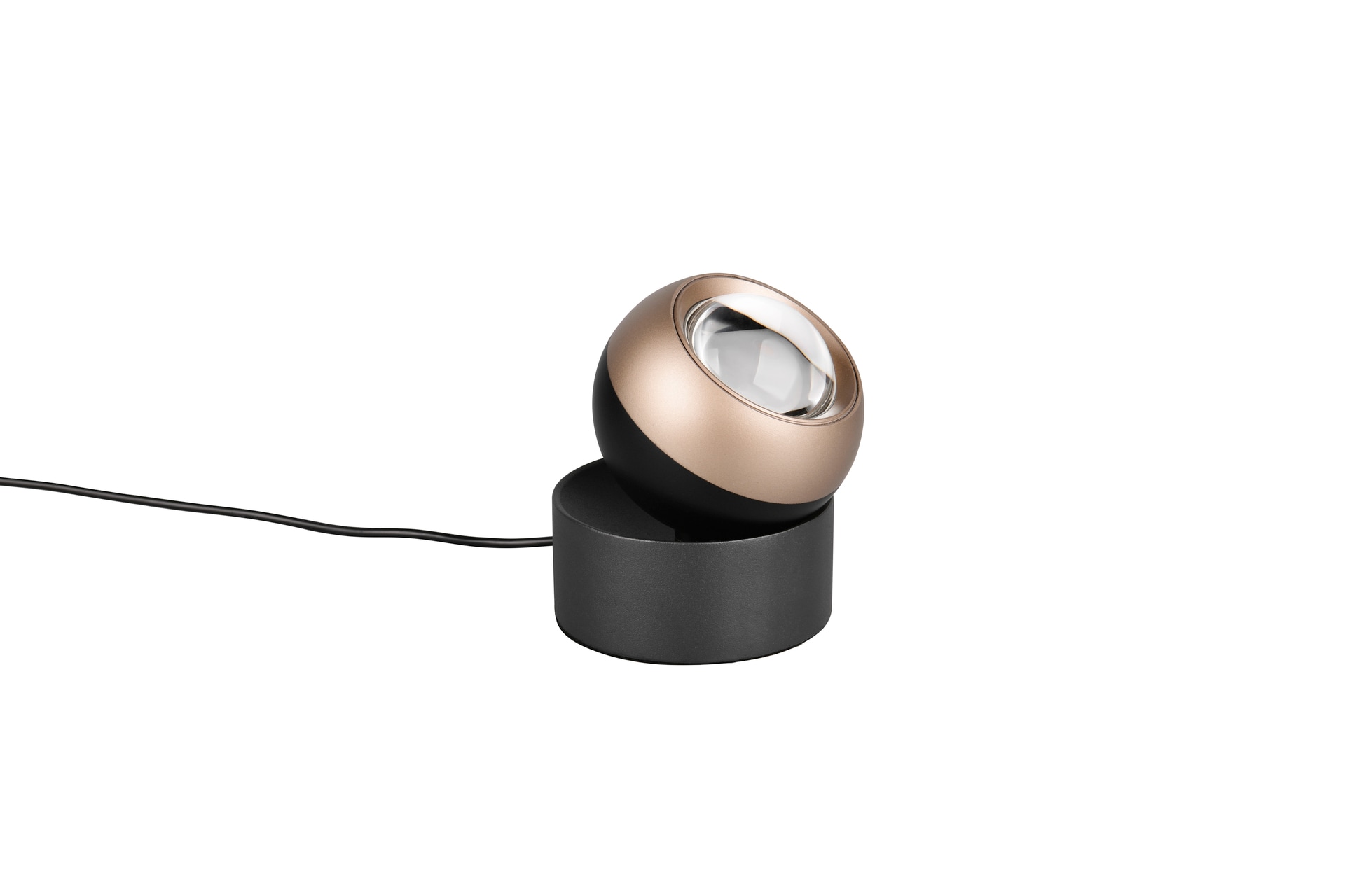 TRIO LED Tischlampe TRS ORBIT schwarz/coffee