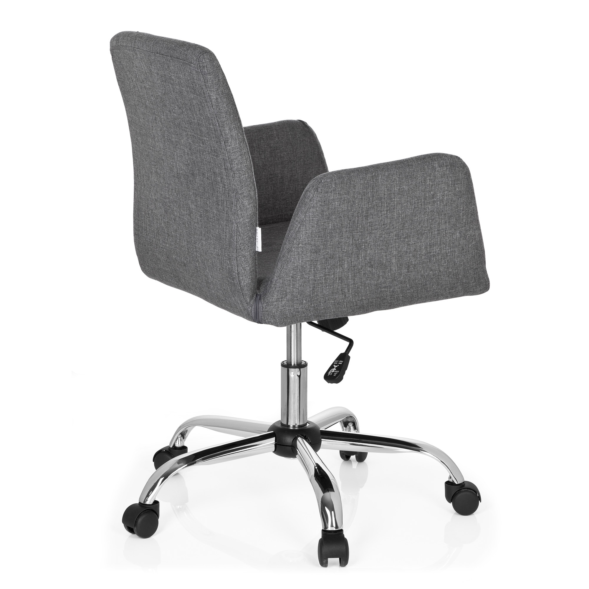 Home Office Bürostuhl FLOW Stoff mit Armlehnen hjh OFFICE