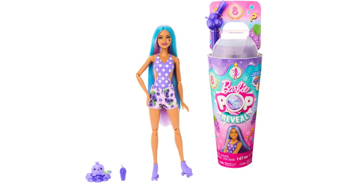 BarbiePop! Reveal - Fruit Series - Grape Fizz