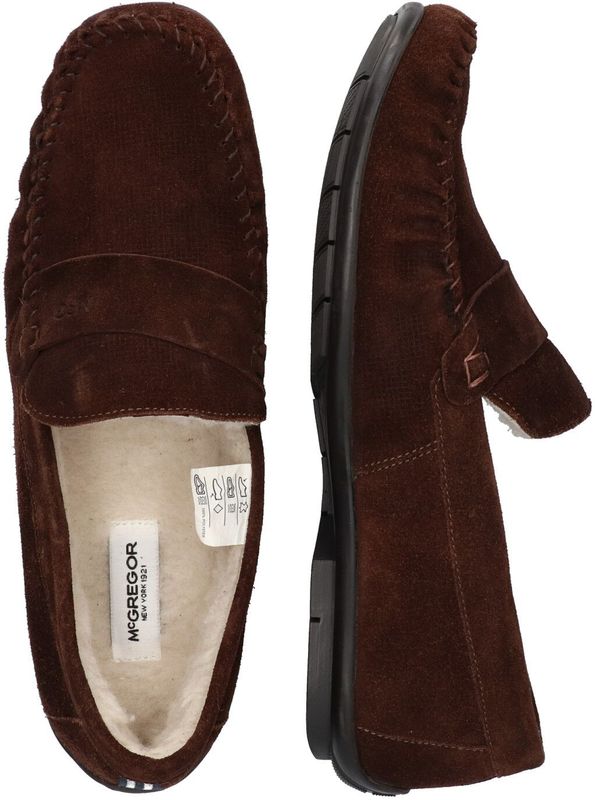 McGregor - Pantoffels - Bruin - Leer