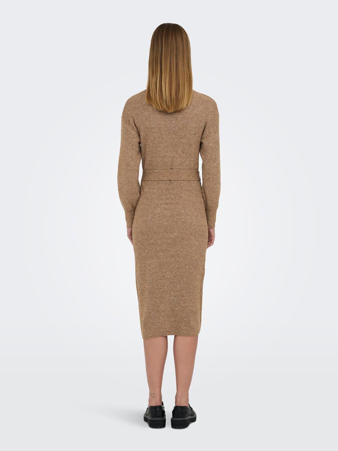 ONLTHILDE Langes Kleid Toasted Coconut
