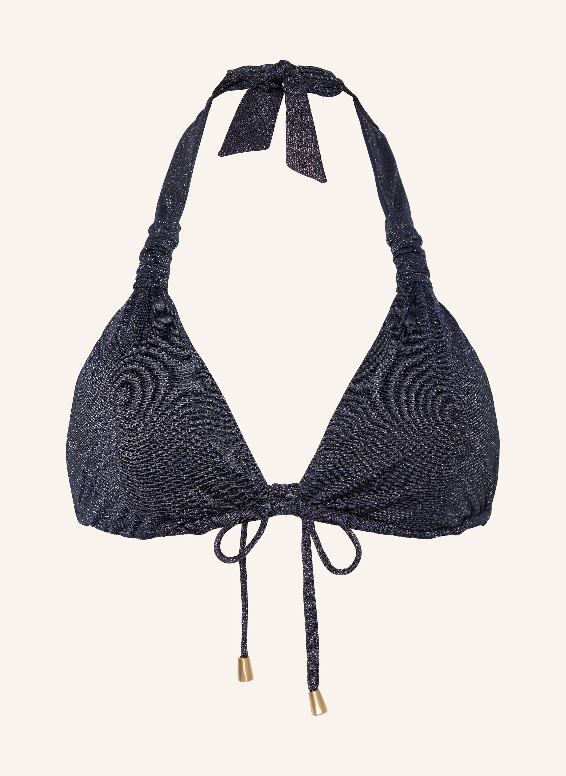 SEAFOLLY Triangel-Bikini-Top POOLSIDE mit Glitzergarn
