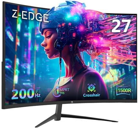 Z-Edge - Gaming Monitor - 27 inch - FHD 1080P - 200 Hz - 1 ms - 1500R VA