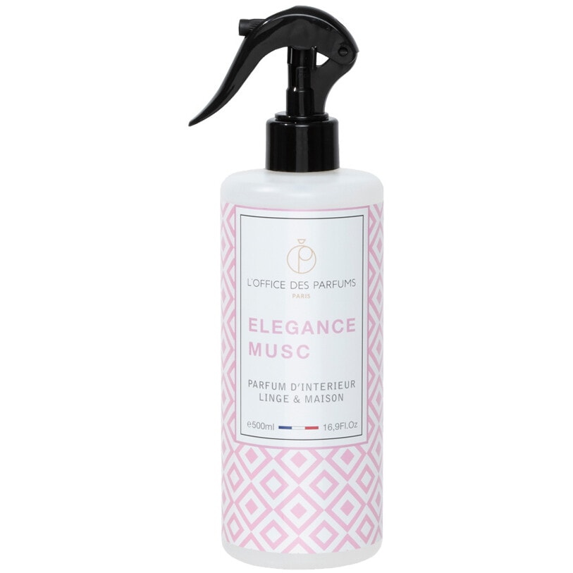 Parfum d'intérieur & de linge - Elegance musc - Frais - 500 ml