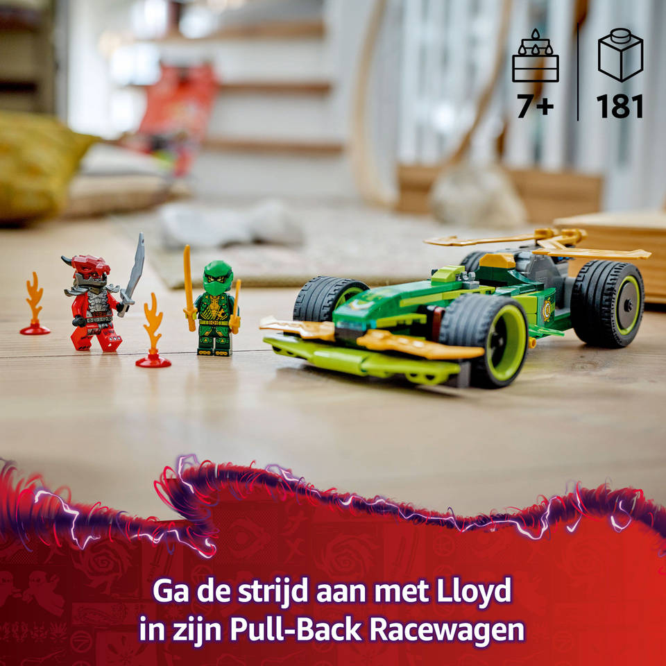 LEGO NINJAGO Lloyds pull-back racewagen 71828