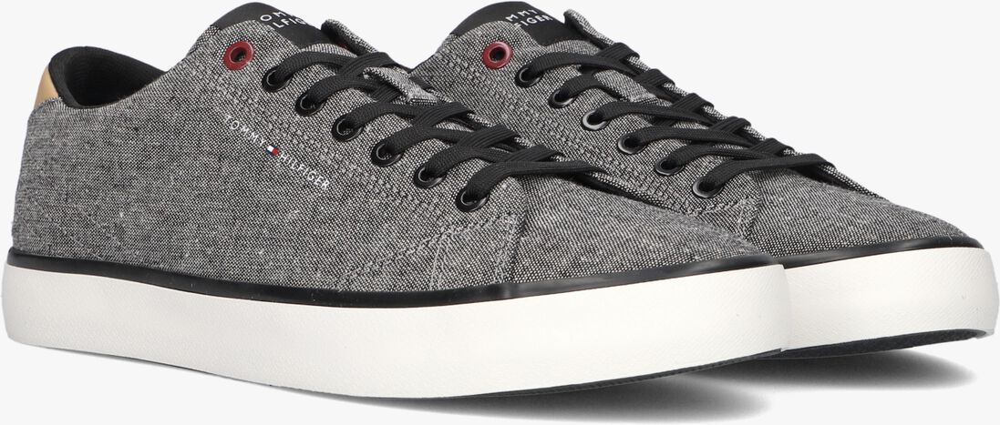 TOMMY HILFIGER zwarte tommy hilfiger lage sneakers tommy hilfiger vulc low chambray