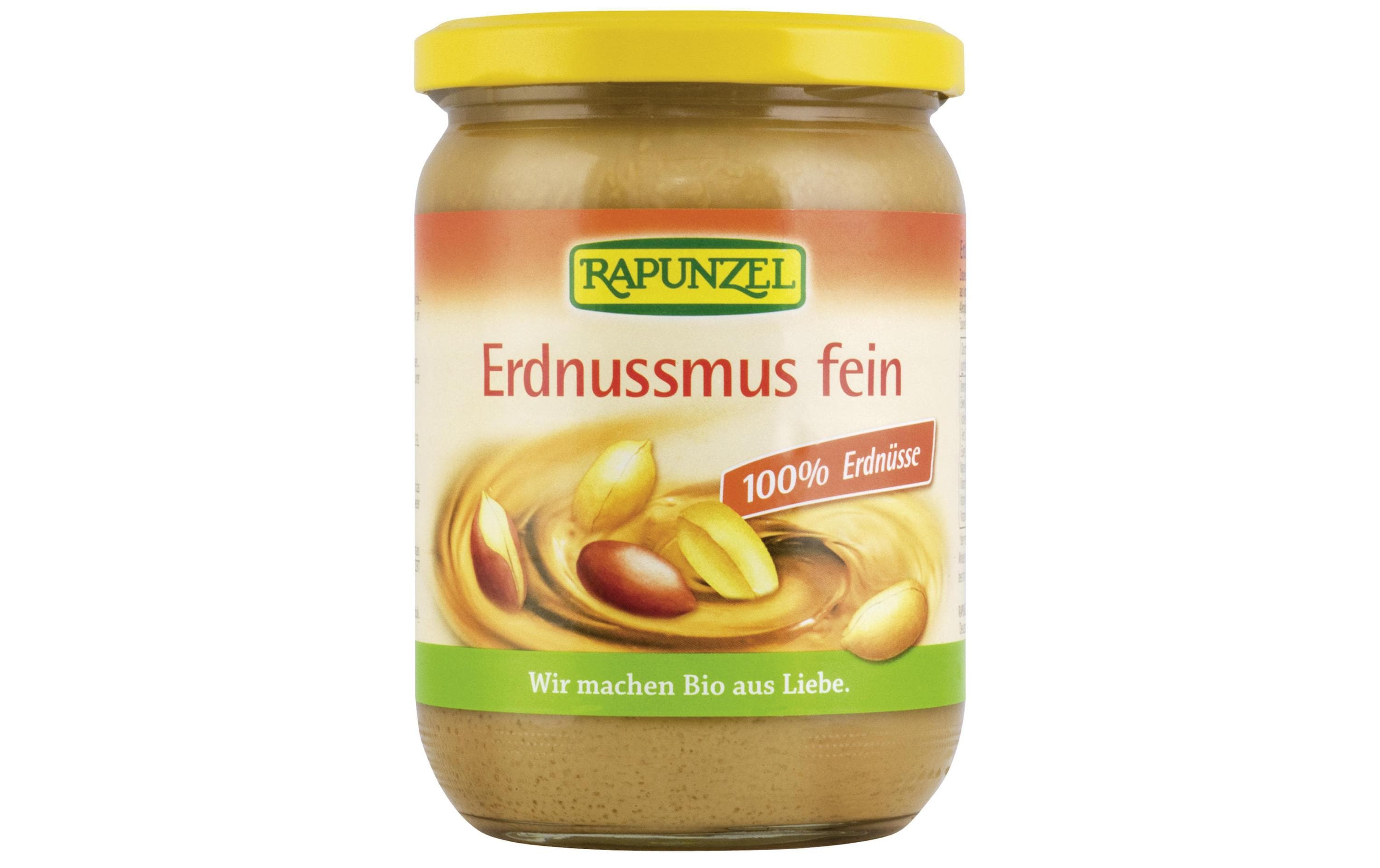 Brotaufstrich Bio Erdnussmus fein 500 gBiologisch zertifizierte Erdnussbutter