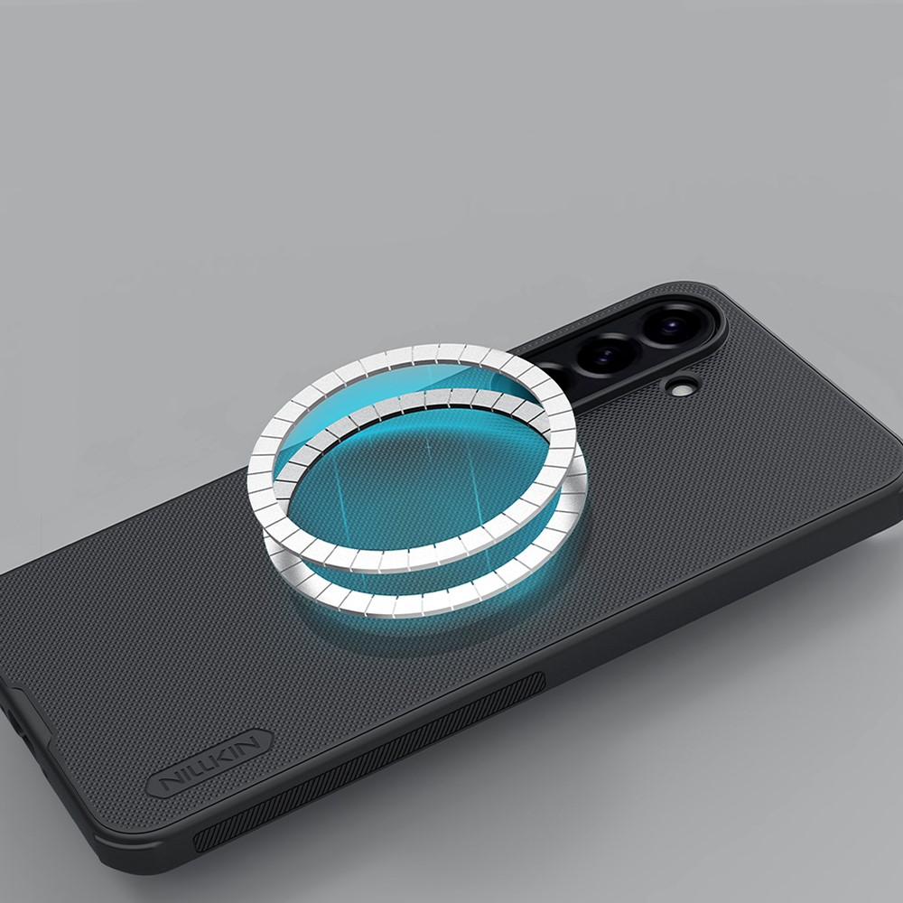 Samsung Galaxy A56 Hardcase Schutzhülle Grip Design MagSafe-Modul - Schwarz