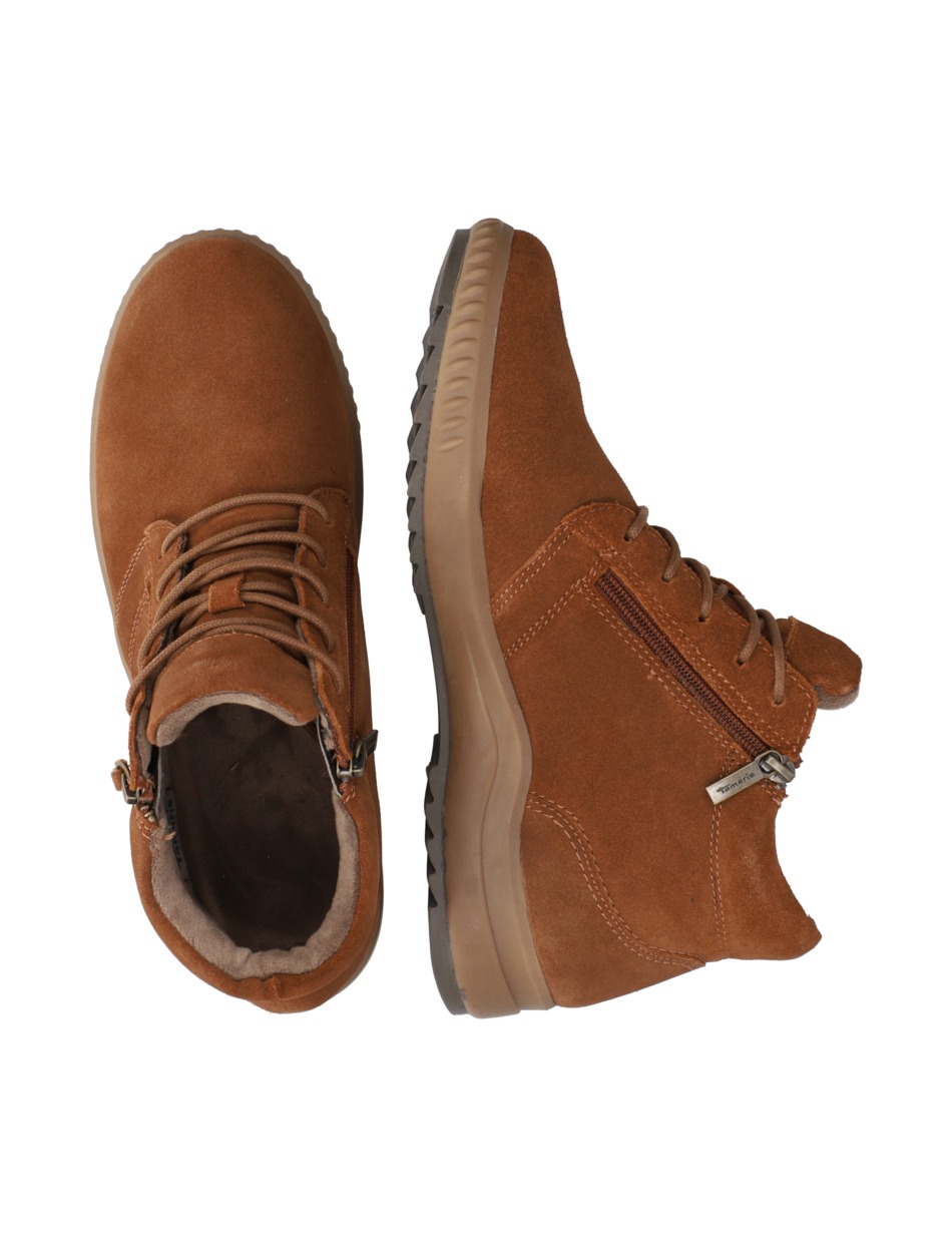 Veloursleder Schnürboot