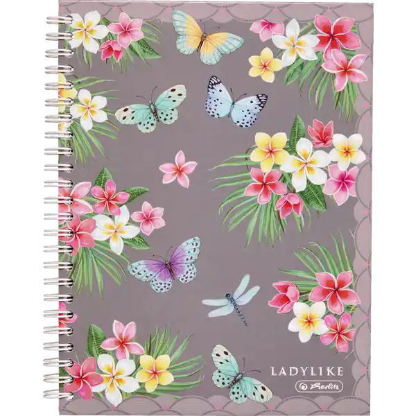 Spiralboutiquebuch A5 Ladylike kariert