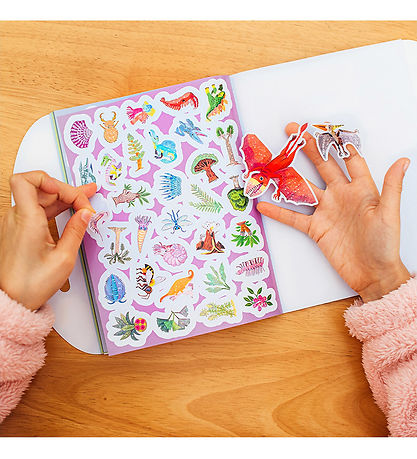 Eeboo Stickerbuch - 200+ Stickers - Dinosaurier