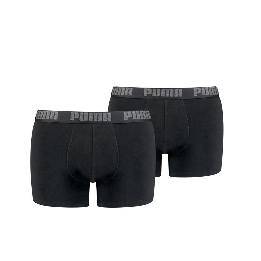 PUMA Shorts Boxer Basic 2-Pack - Noir