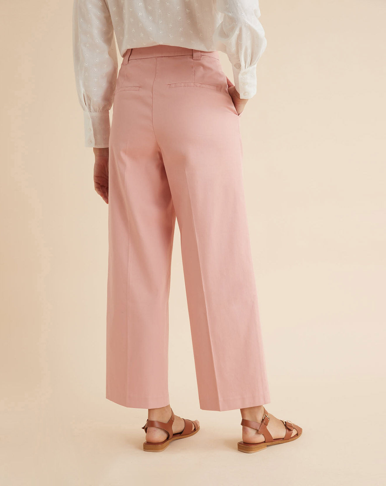 Cyrillus Pantalon large rose