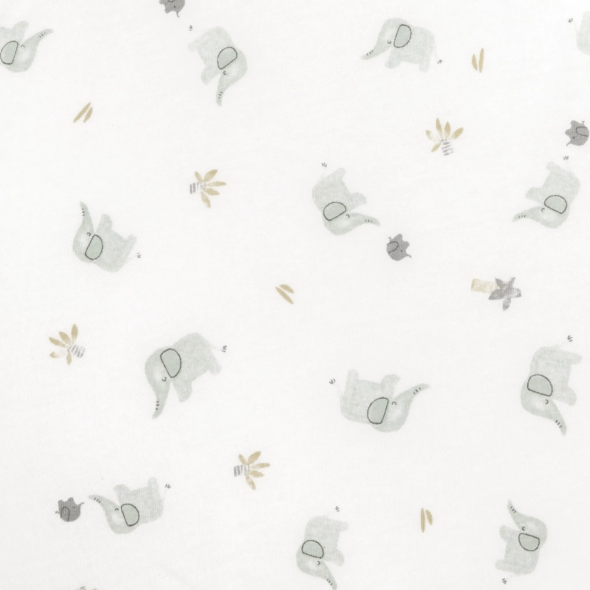Perlimpinpin Couverture en Bambou - Éléphants