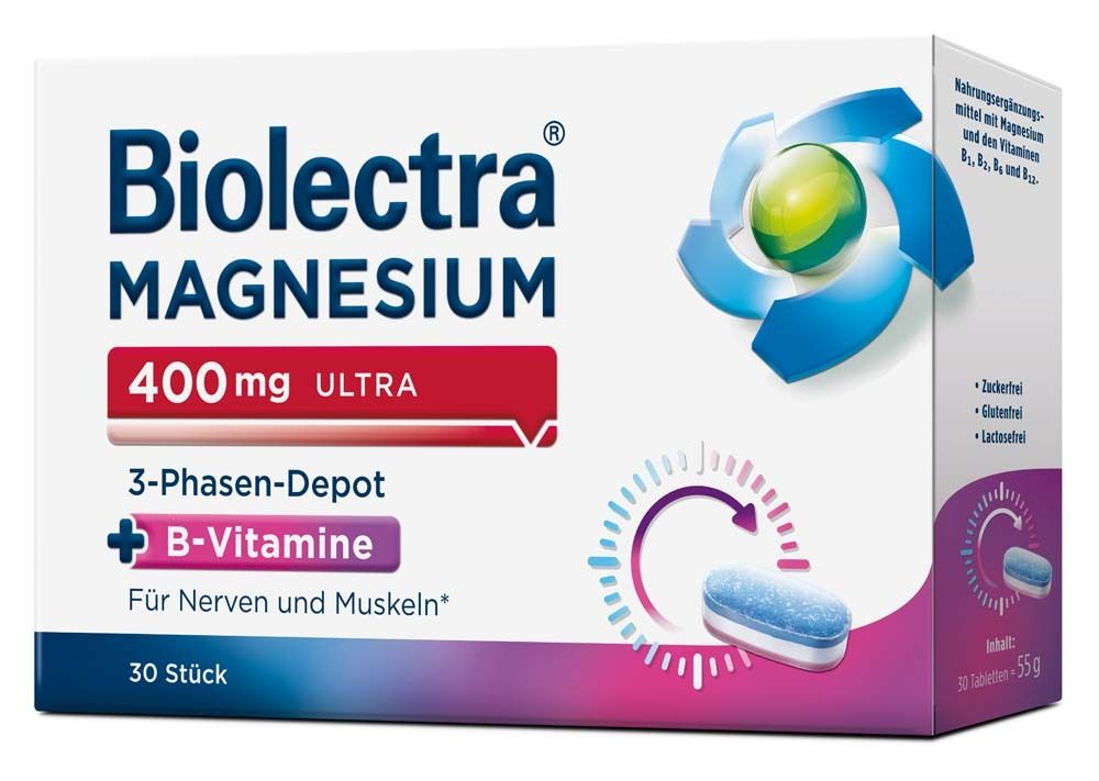 Biolectra® Magnesium 400 mg ultra 3-Phasen-Depot