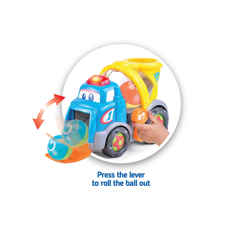 Happy Kid cementwagen met ballen