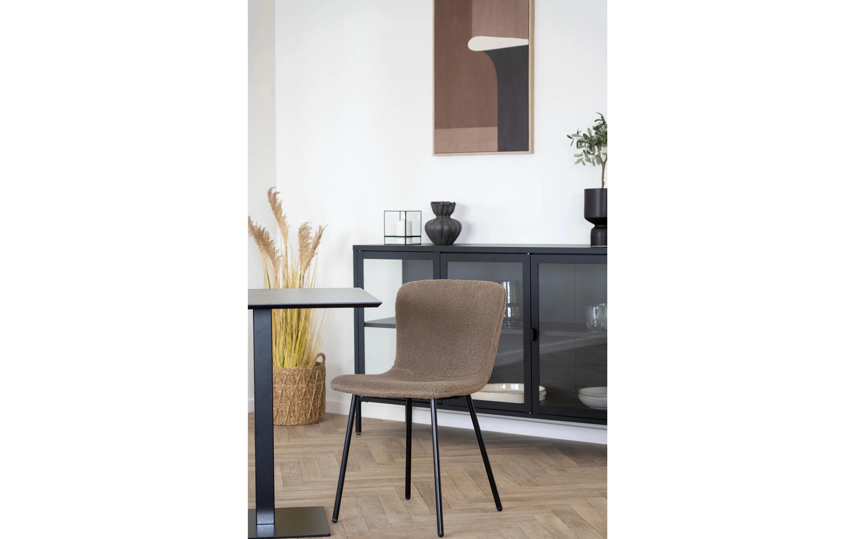 Stuhl Halden 2 Stück, 81 x 52 cm, Braun<br>Leichte Esszimmerstühle