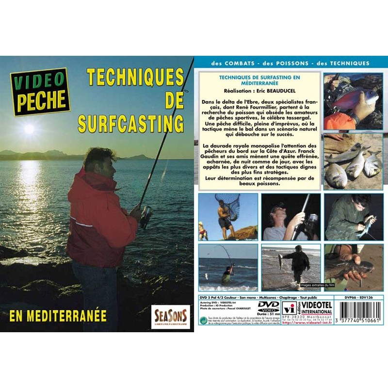 Dvd - Techniques De Surfcasting En Mediterranee