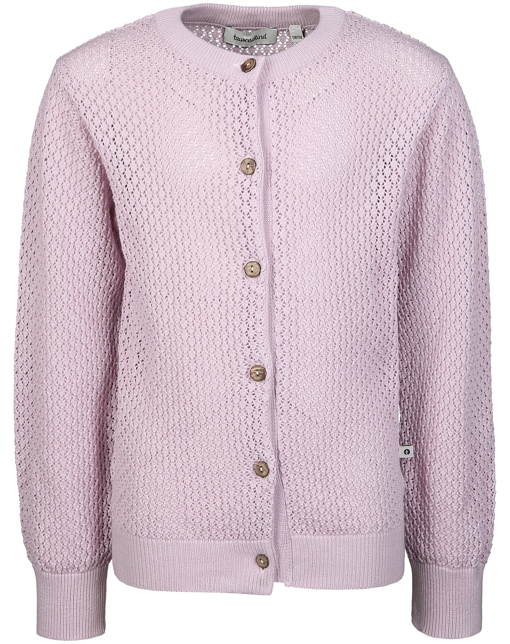 Strickjacke AJOUR in flieder
