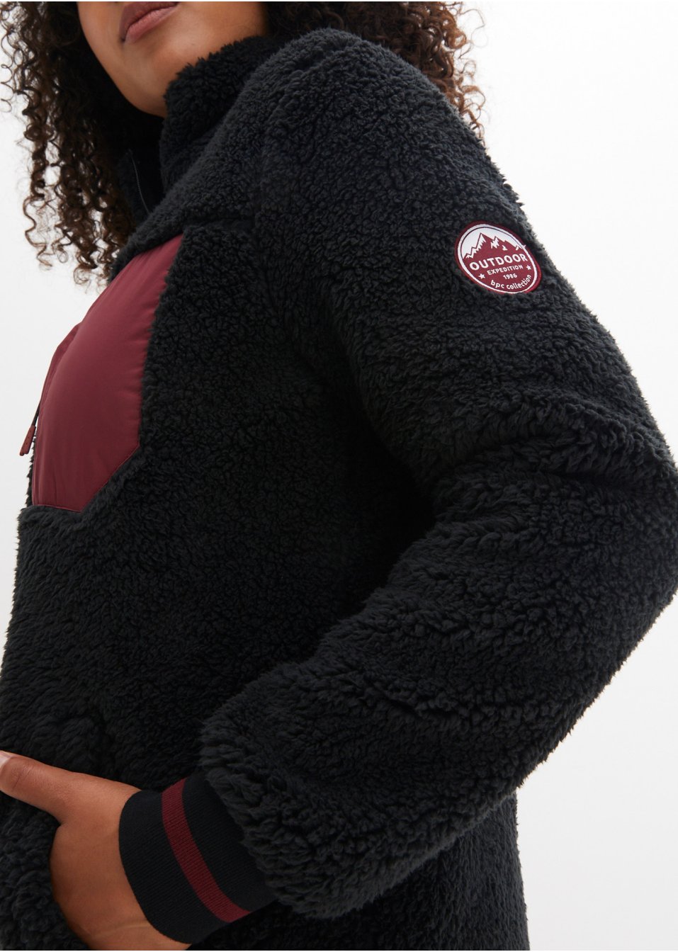 Veste en polaire peluche