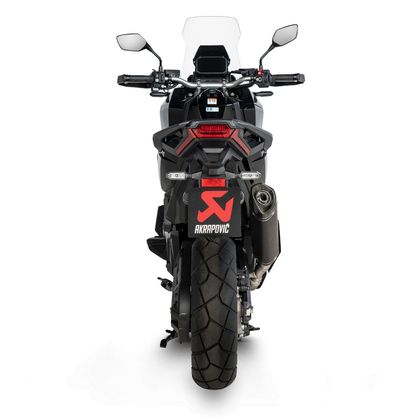 Silencieux Akrapovic Titane noir embout Carbone - Gris / Noir