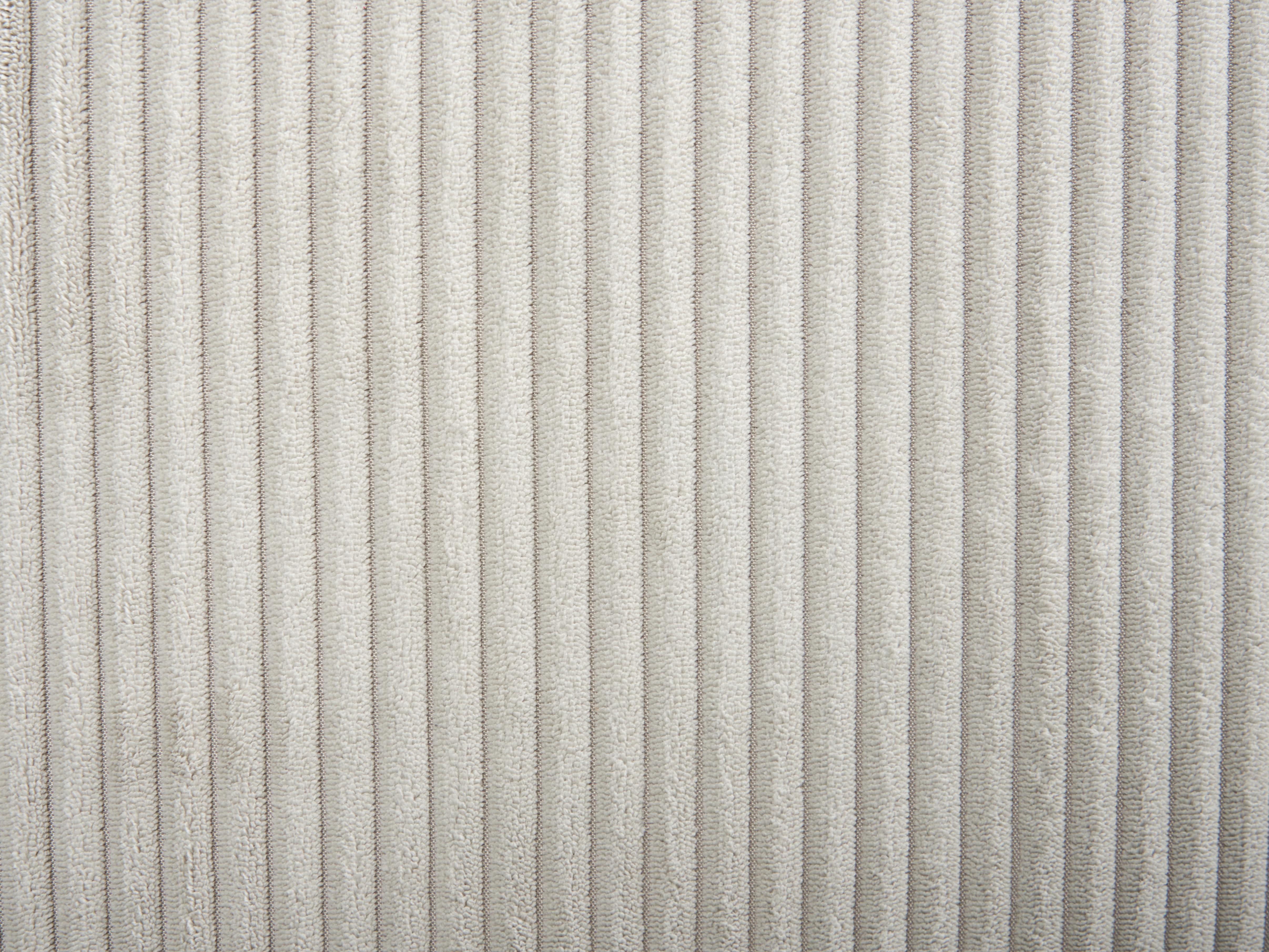 Bank 3-zits AKRANES Corduroy Lichtgrijs