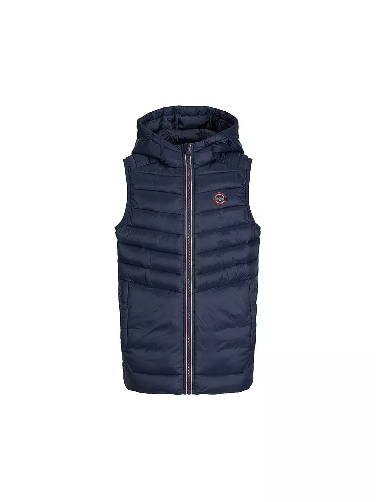 JACK & JONES Jungen Steppgilet JJESPRINT PUFFER dunkelblau