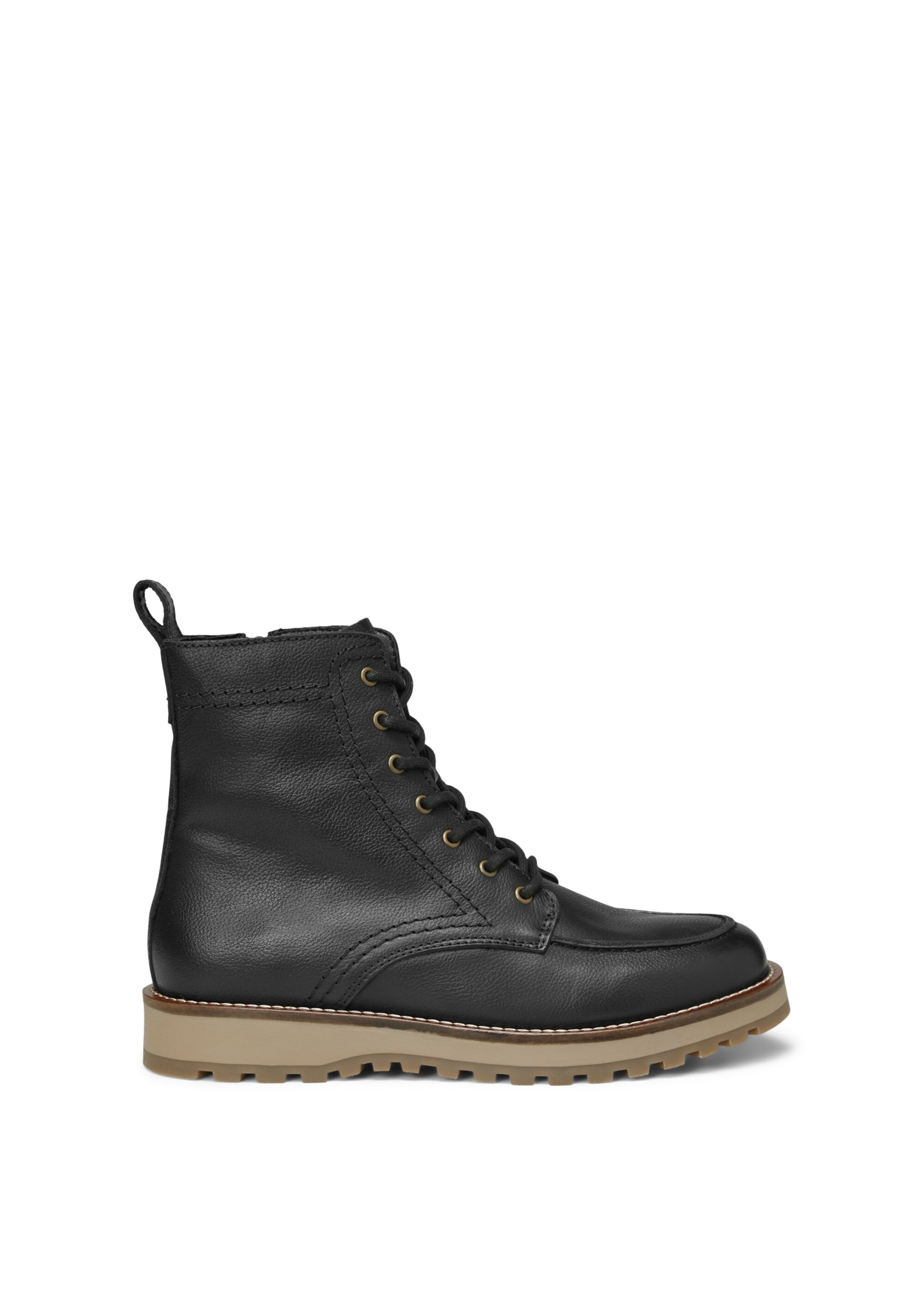 Schnürstiefel aus hochwertigem Pull-Up-Rindleder