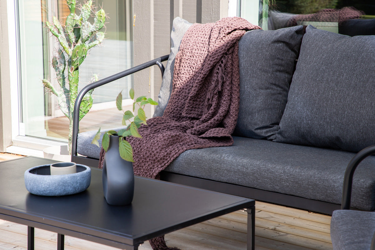 FjÃ´rd - Tuinset Zwart|Grijs - Staal - Sopot