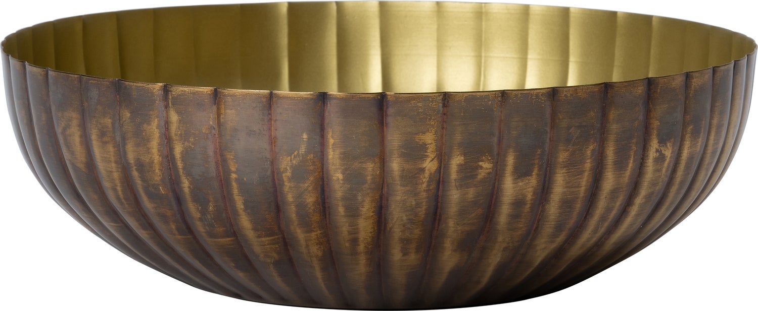 Intratuin decoratieschaal Belle messing D 25 H 8 cm