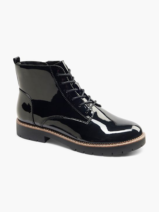 Graceland Schnür-Stiefelette Schwarz