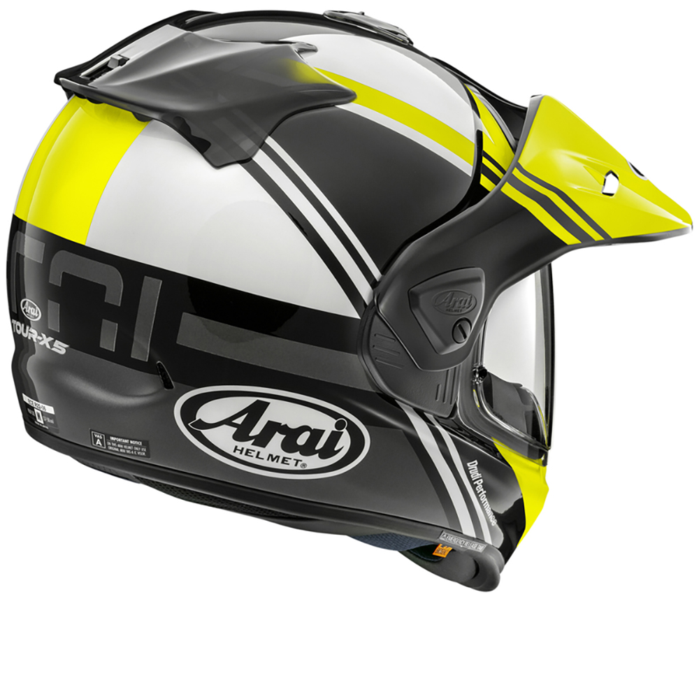 Arai - Casque Tour-X5 Cosmic Jaune fluo / Noir / Blanc