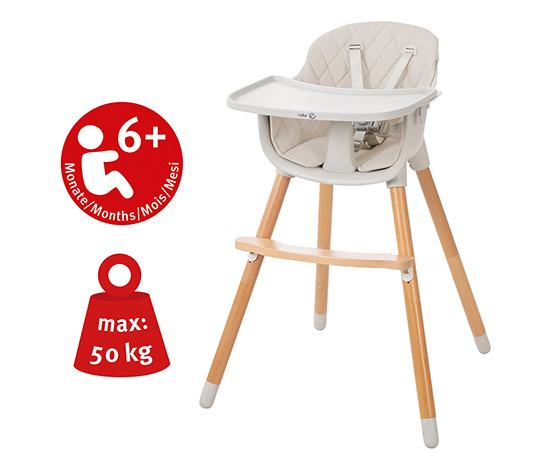 roba 2-in-1-Hochstuhl »Style Up wood«