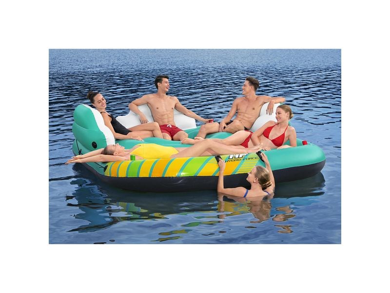 Bestway Sunny Lounge Island 300 x 275 cm Badeinsel für 5 Personen