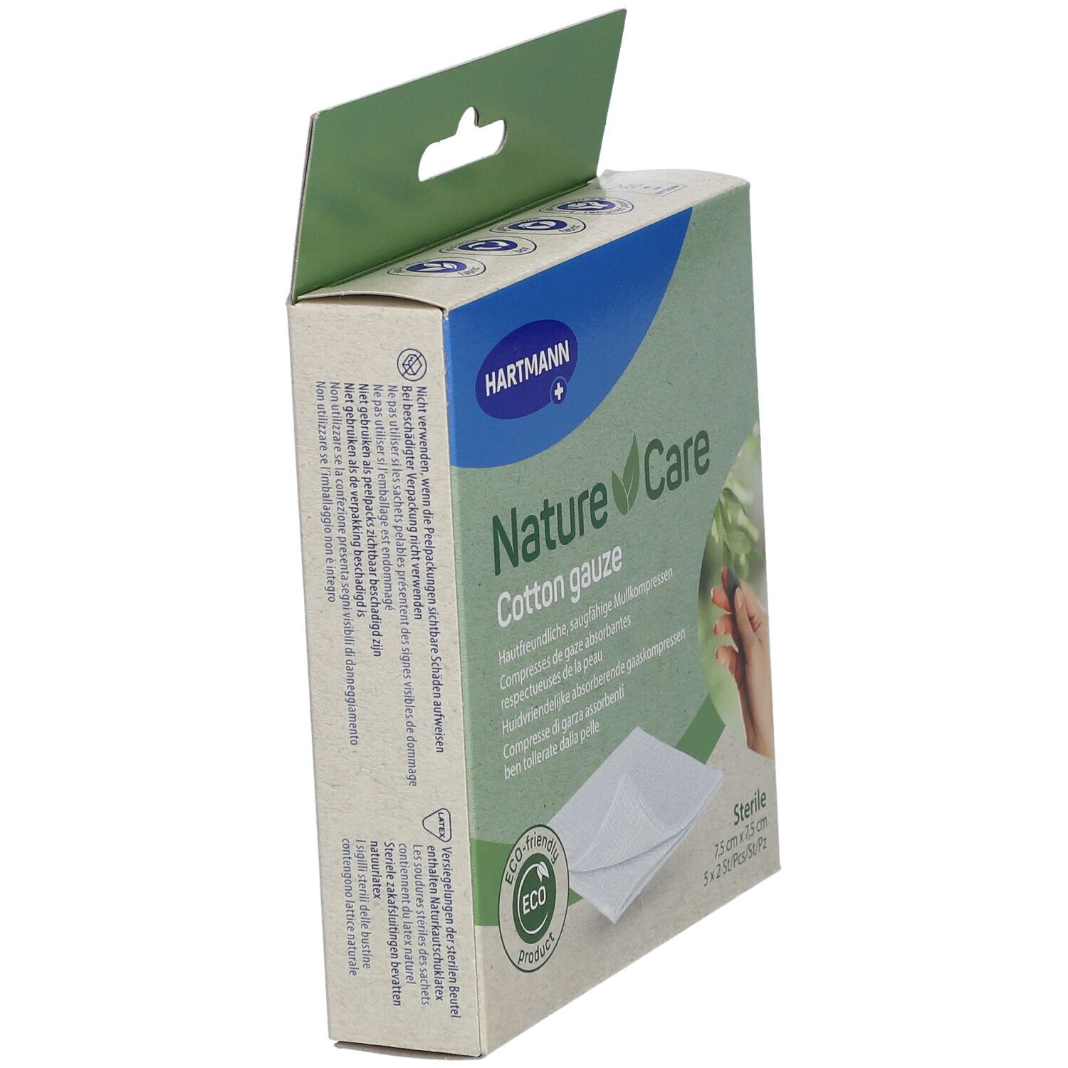 Nature Care Mullkompressen 7,5 x 7,5 cm