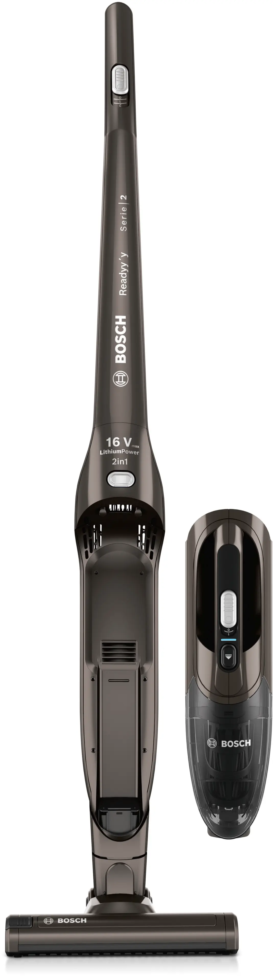 Serie 2 Draadloze steelstofzuiger Readyy'y 16Vmax Grijs