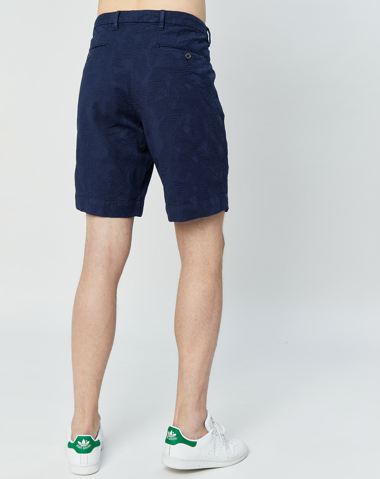 Hackett London Bermuda à Jacquard floral bleu nuit