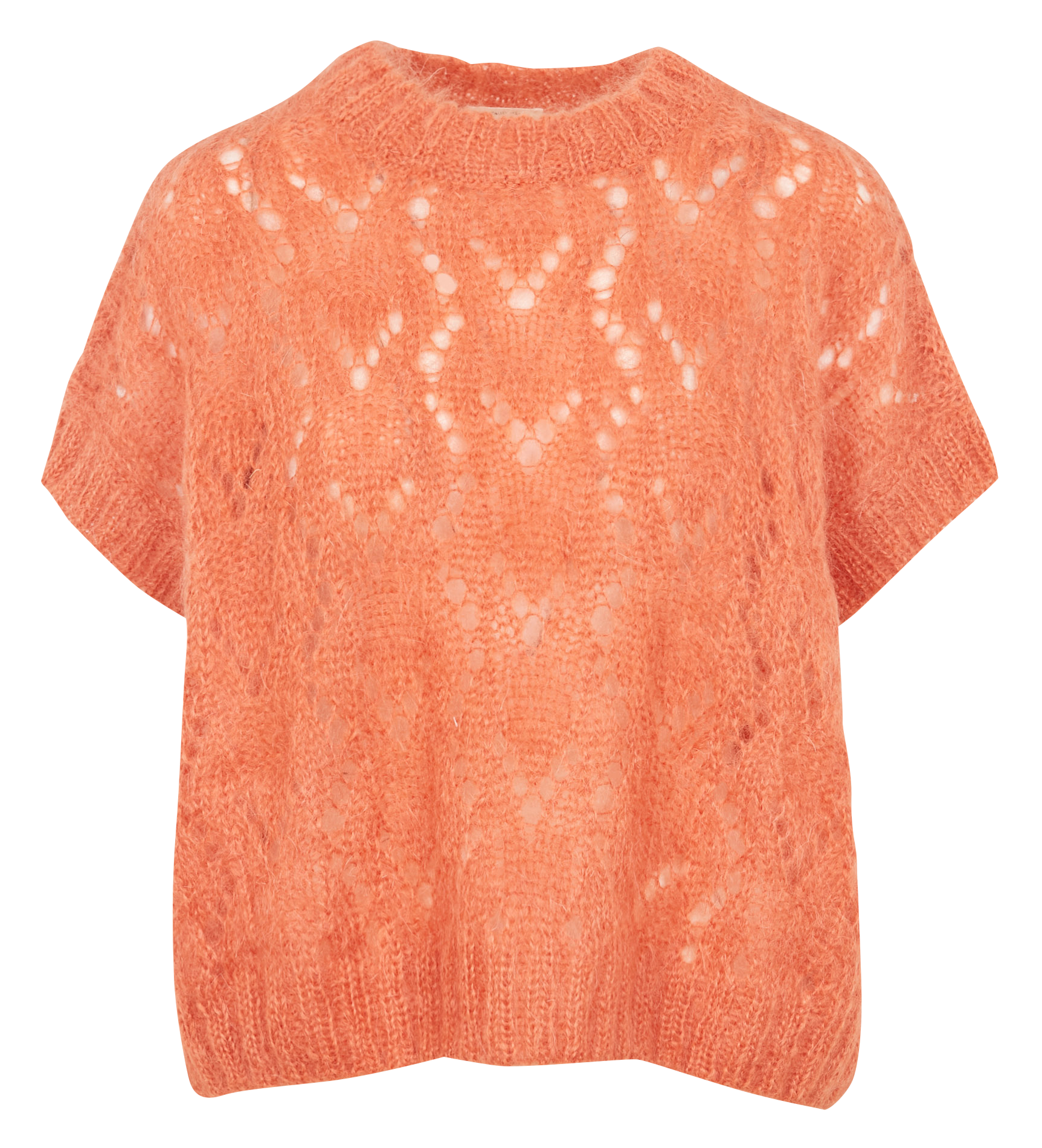 ABE - Pull col rond ample | Orange