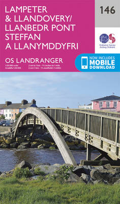 Lampeter & Llandovery - OS Landranger Map 146 (Sheet map, folded)