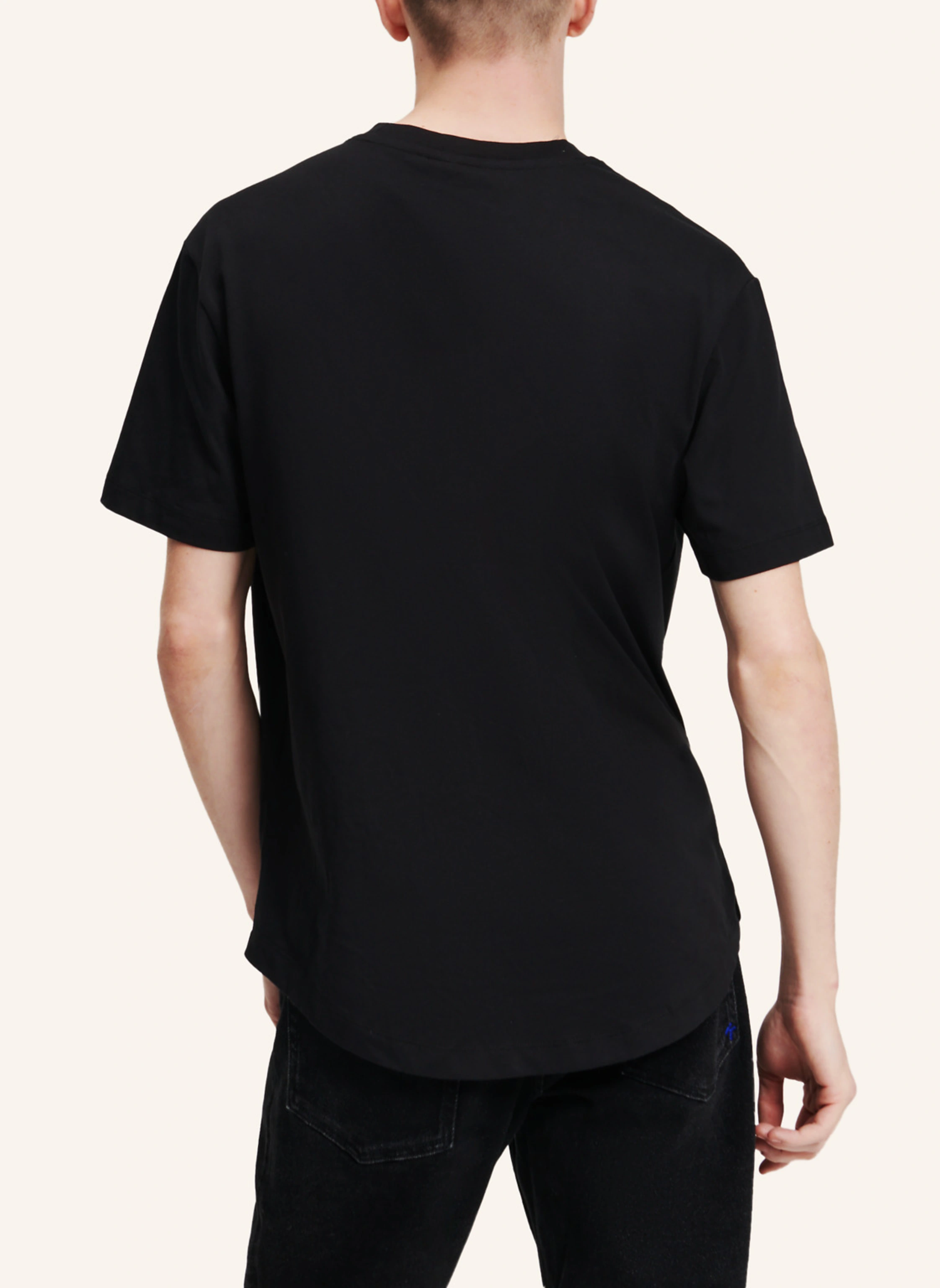KARL LAGERFELD JEANS KLJ T-SHIRT MIT GESCHWUNGENEM SAUM