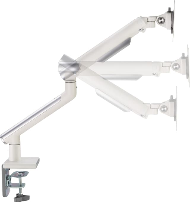 Essentials Single skærm-arm (hvid)