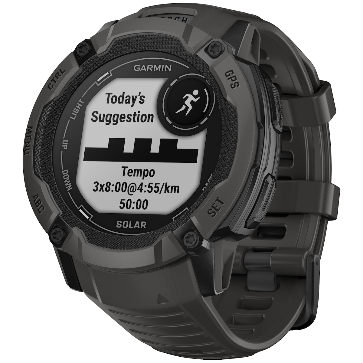 Garmin Instinct 2X Solar utendørsklokke (grafitt)