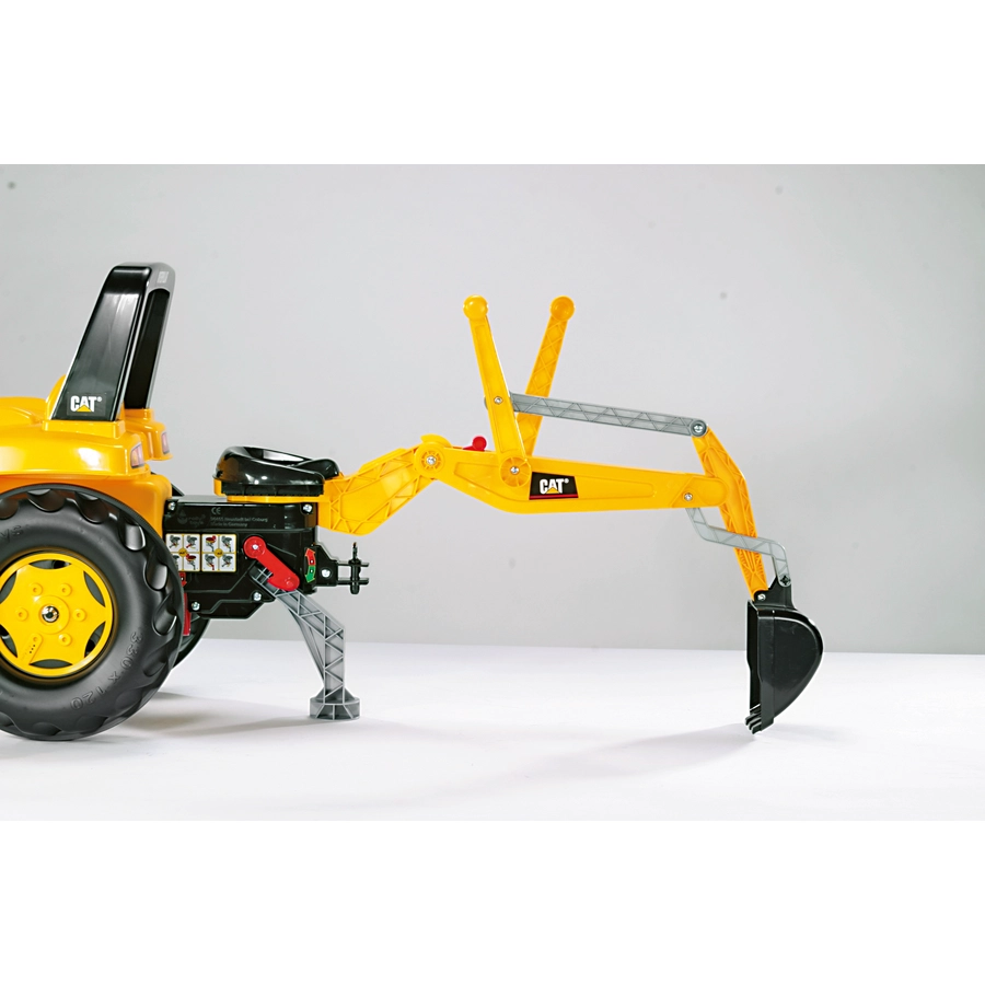 rolly®toys Kindertraktor rollyJunior CAT mit rollyJunior Lader und rollyBackhoe 813001