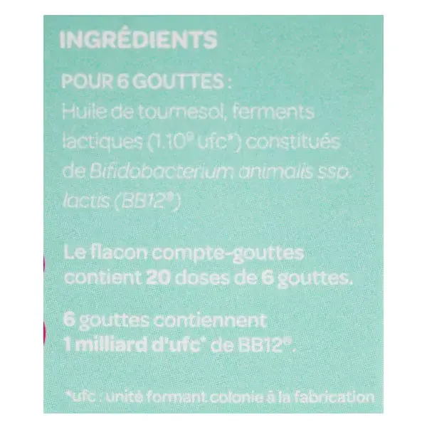 Calmosine Microbiotique CLQ Equilibre de la flore Bébé Compte-Gouttes 8ml