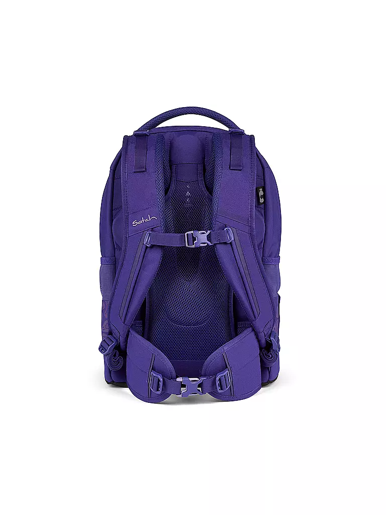 SATCH Schulrucksack Satch Pack Bright Faces lila