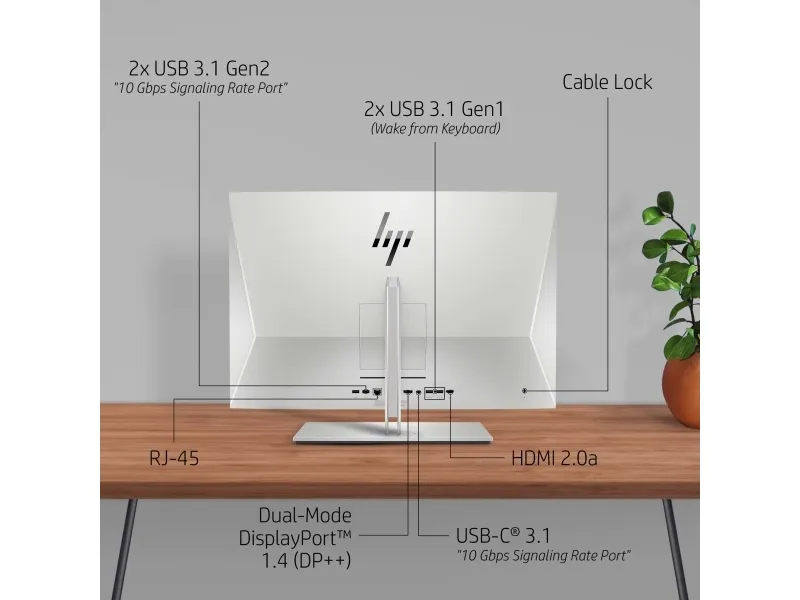 [OUTLET] - HP EliteOne 800 G6 - Alt-i-én - Intel® Core™ i7 10700 / 2.9 GHz - vPro - RAM 16 GB - SSD 512 GB - NVMe, TLC - Intel® UHD Graphics 630 - GigE - WLAN: 802.11a/b/g/n/ac/ax, Bluetooth 5.1 - Win 10 Pro 64-bit - skærm: LED 27