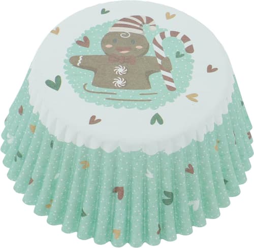 Muffinförmchen Set vier Weihnachtsmotive