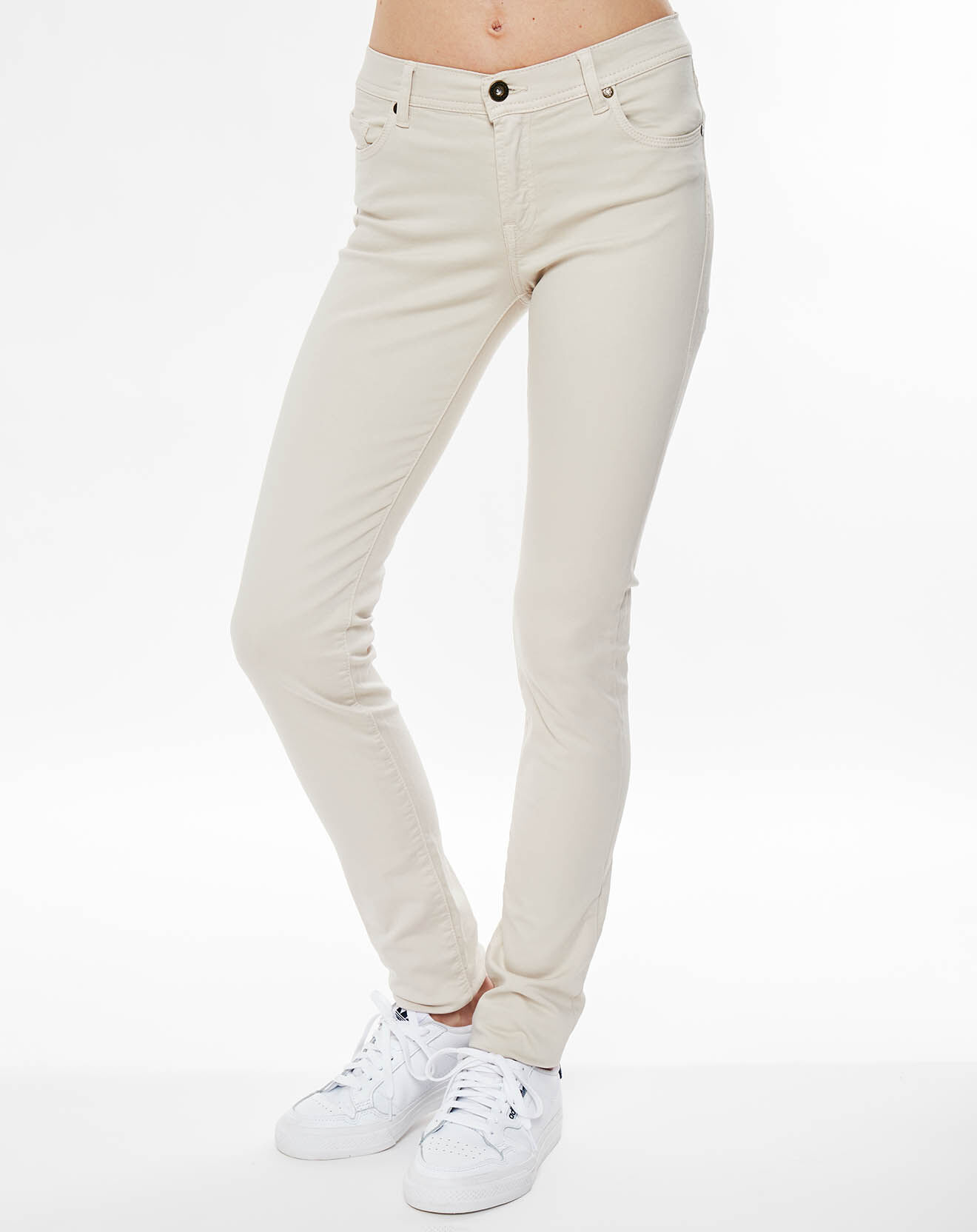 Karl Marc John Jean Ashram en Coton slim craie